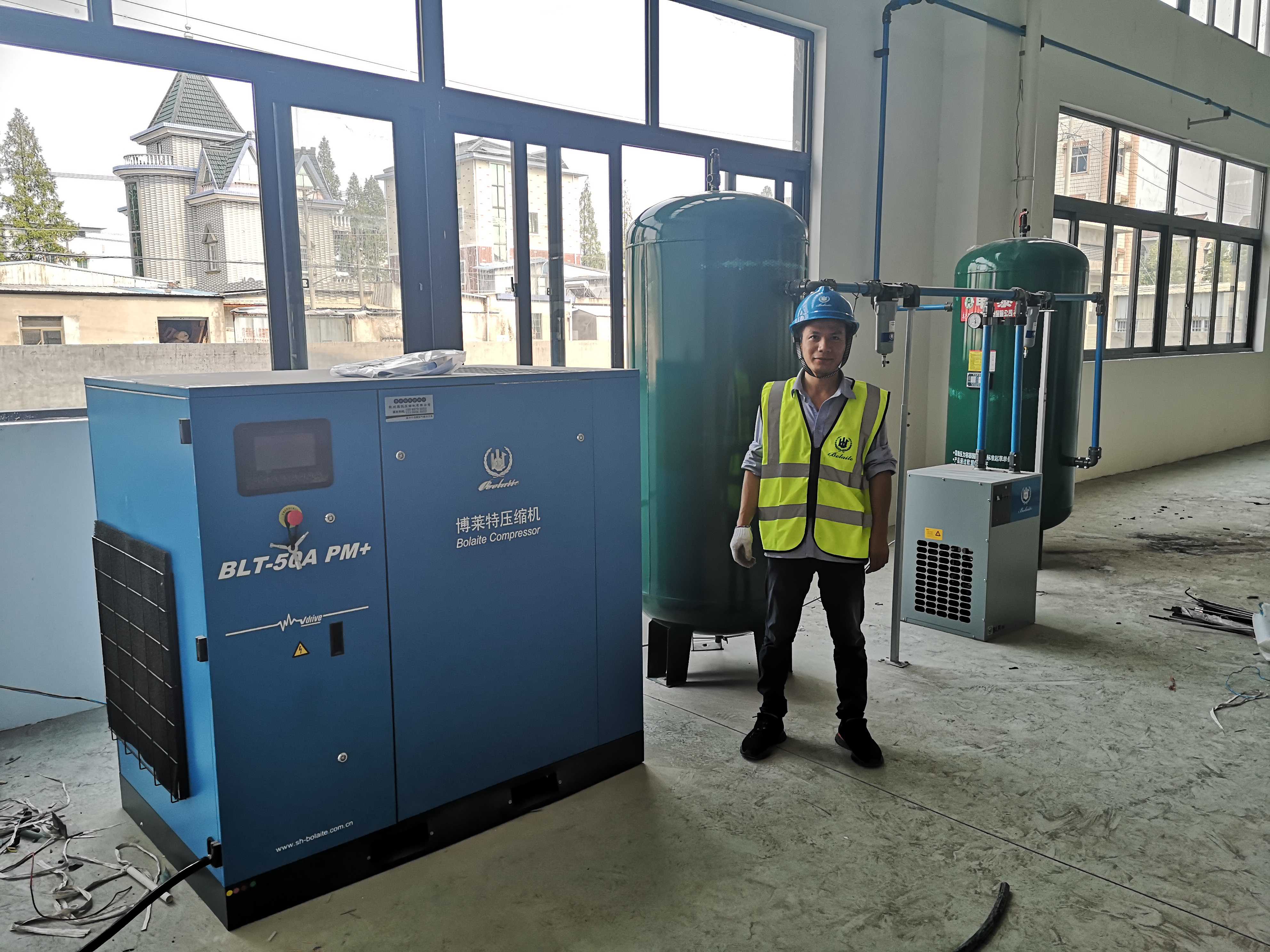 博萊特空壓機電子行業節能改造案例
