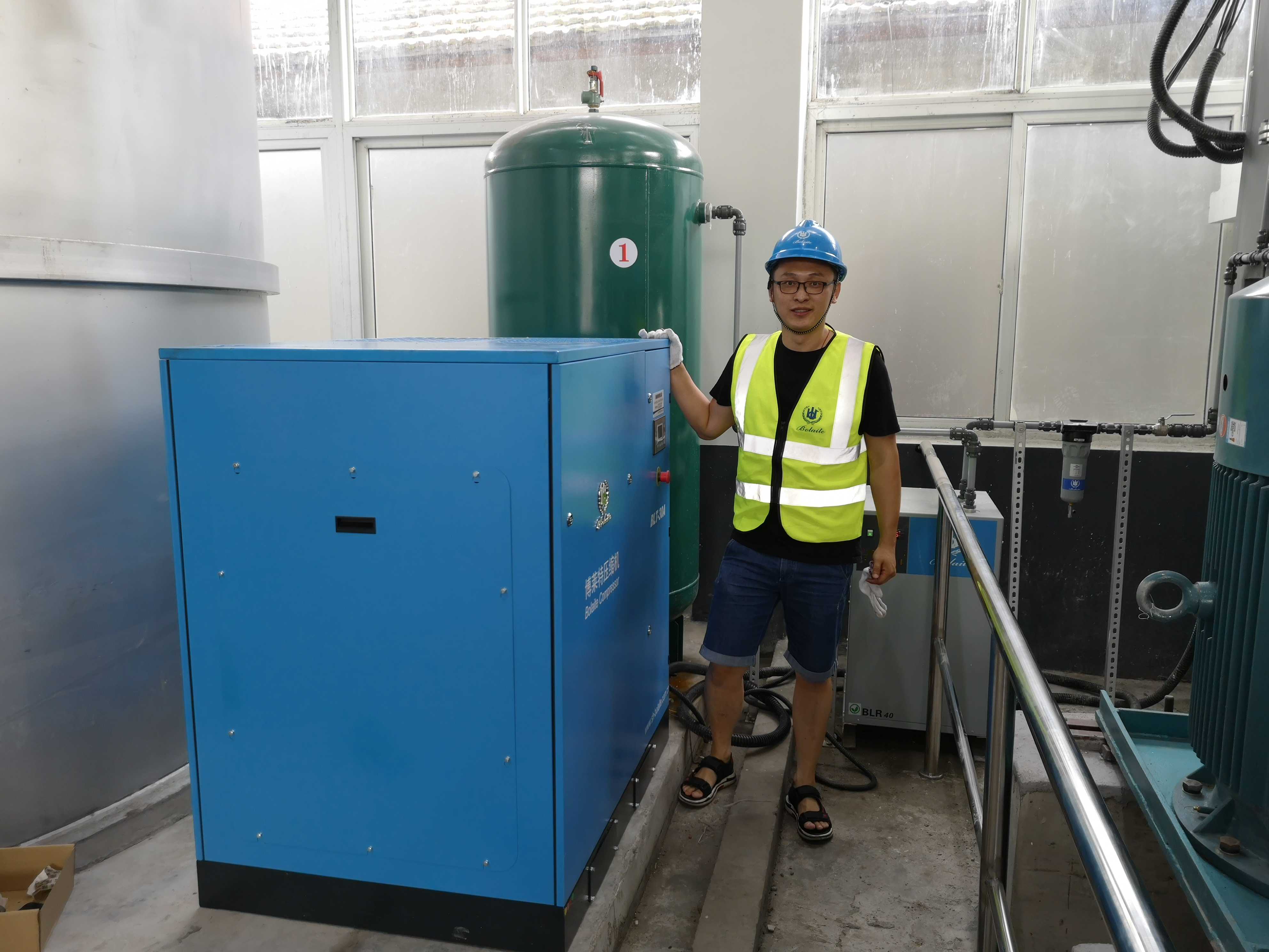 博萊特空壓機熔噴布行業應用案例