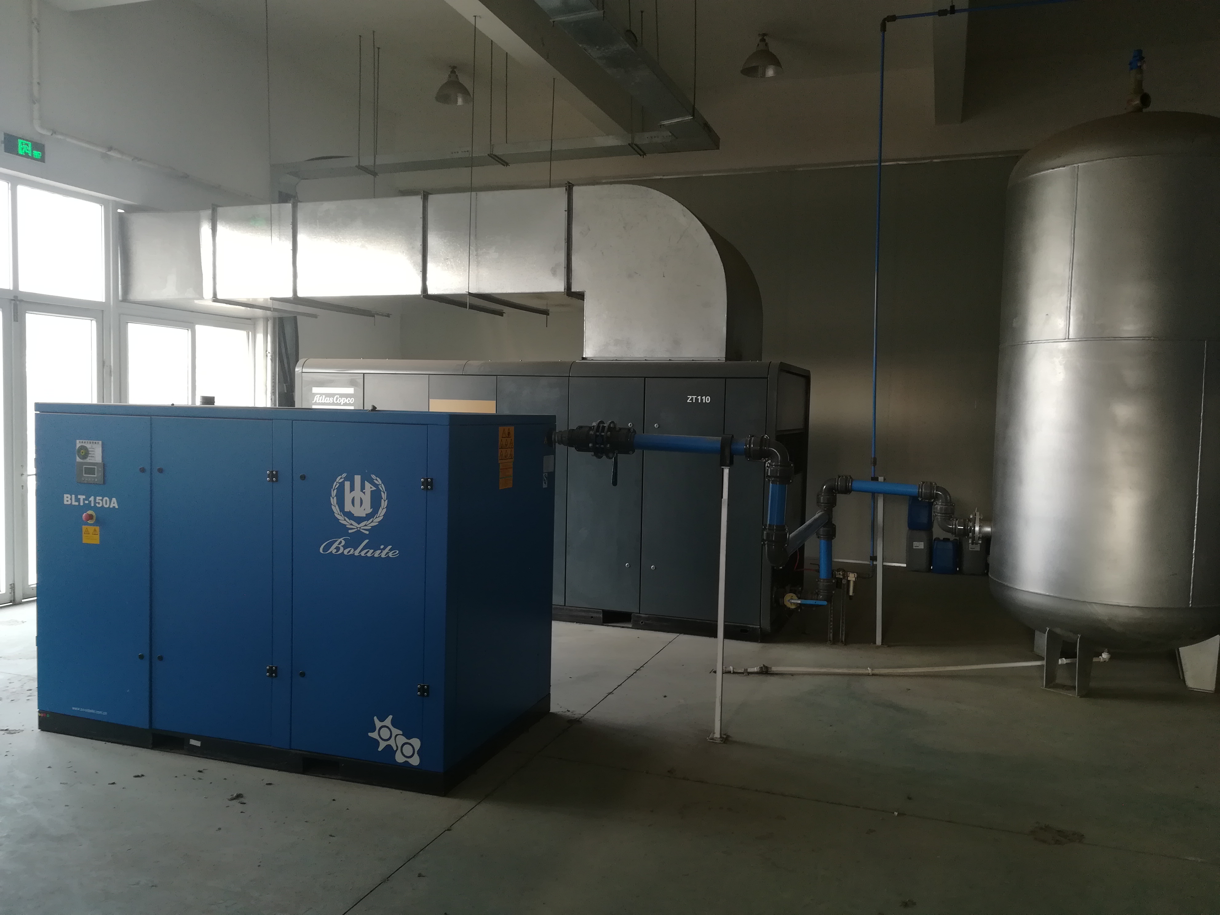 博萊特空壓機玻璃行業應用案例